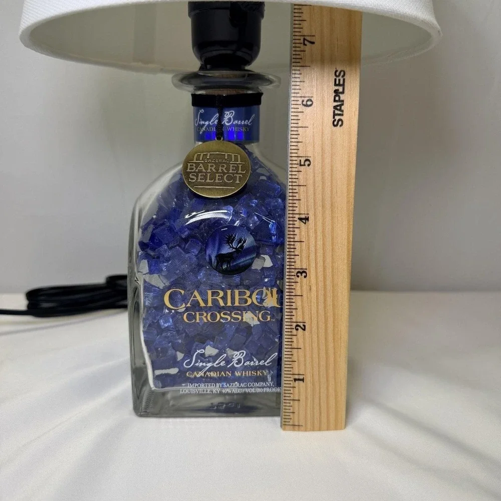 Caribou Crossing Bottle‎ Lamp Single Barrel Caribou Logo Father's Day Gift